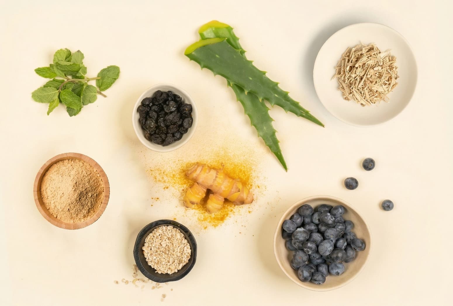 Natürliche Zutaten - Mango und pflanzliche Extrakte für gesunde Ernährung